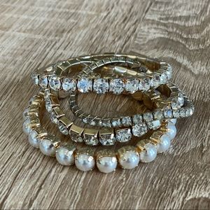 Women’s Stretchy Gem Bracelet Stack